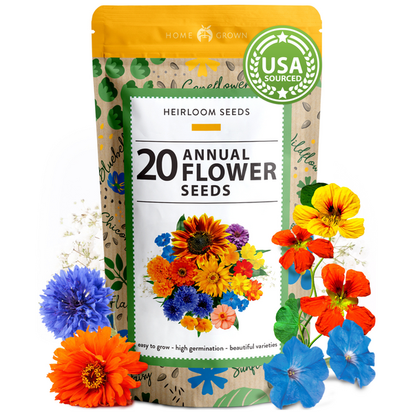 Seed Assortment - Growing Happiness Annual Flower Collection in