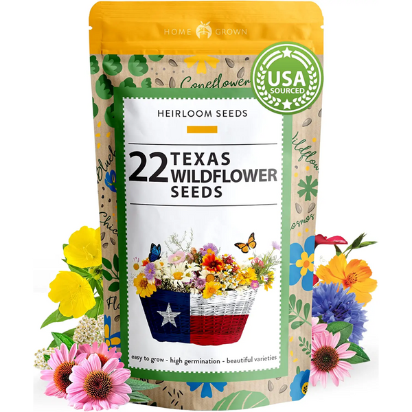 texas native wildflower seeds Texas Wildflower Seeds, 23 Varieties, 3oz, USA Grown
