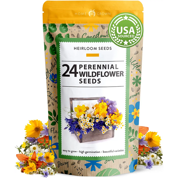 Wildflower Seeds - North American Region - (24 Variety) 3oz