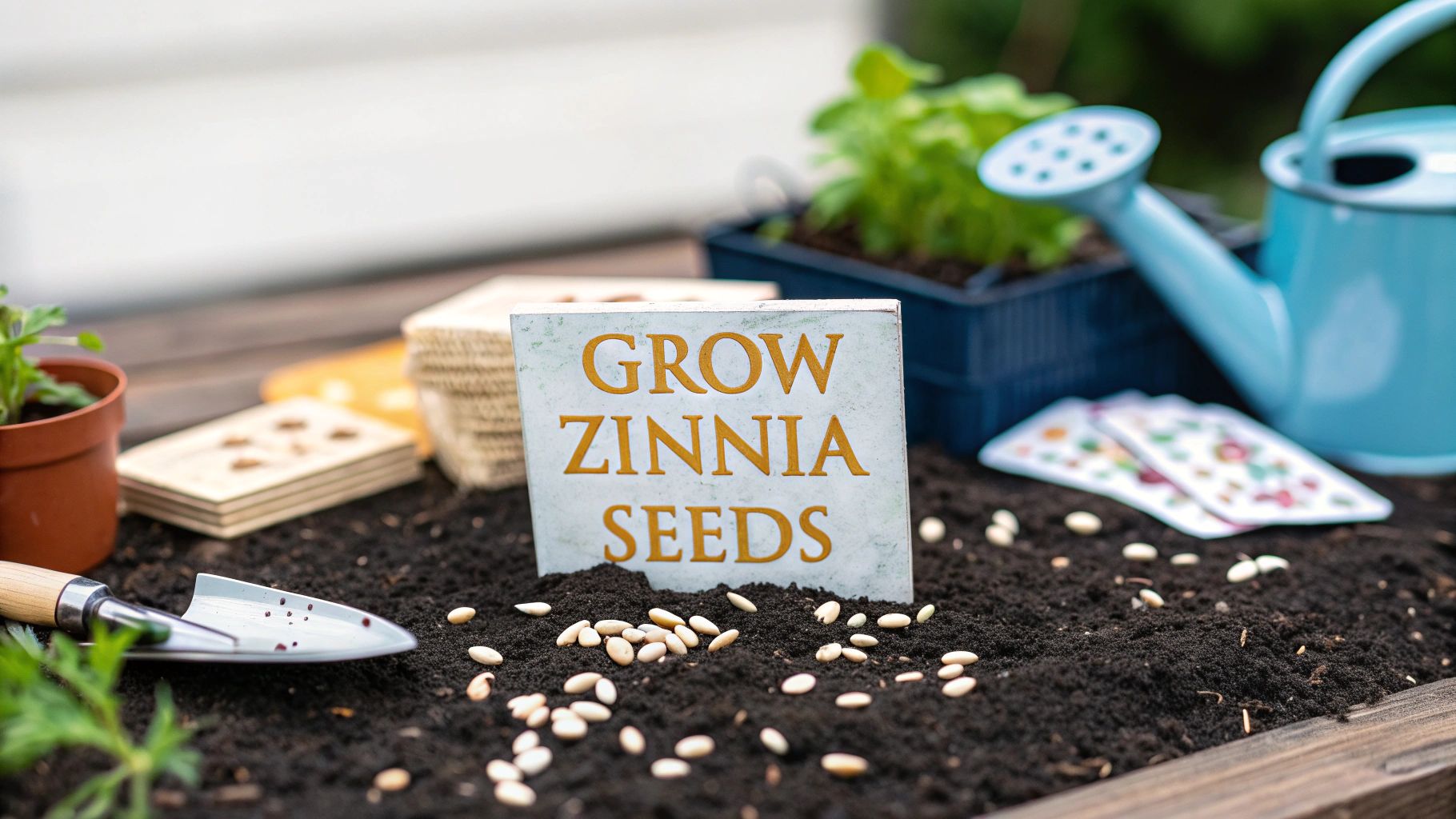 7 Steps for Growing Zinnia Plant Seeds