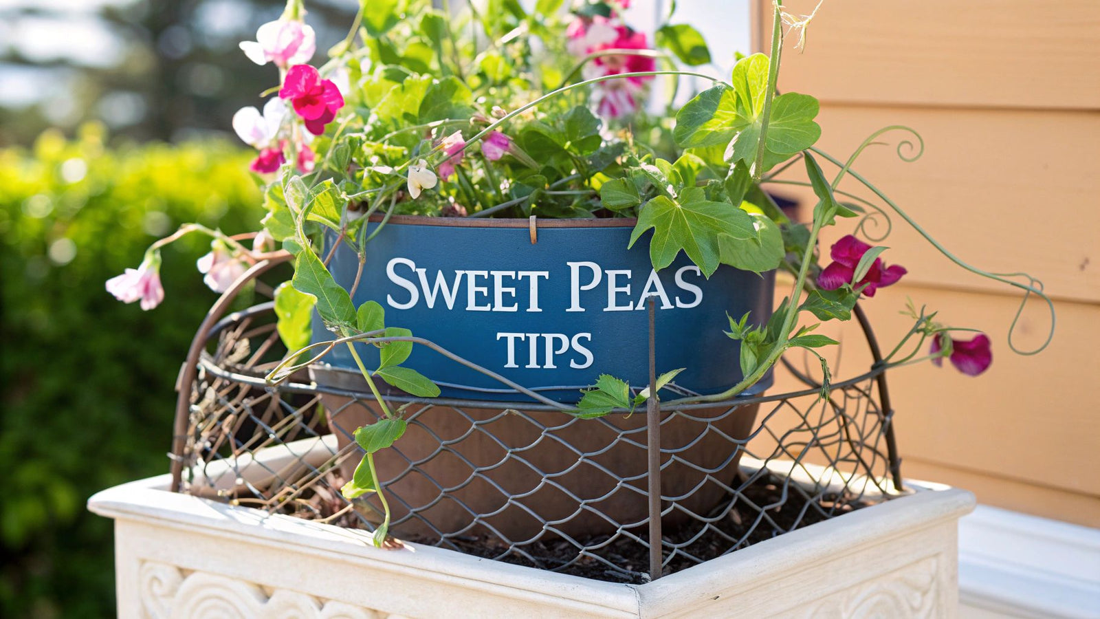 7 Expert Tips for Growing Sweet Pea Plants in Containers