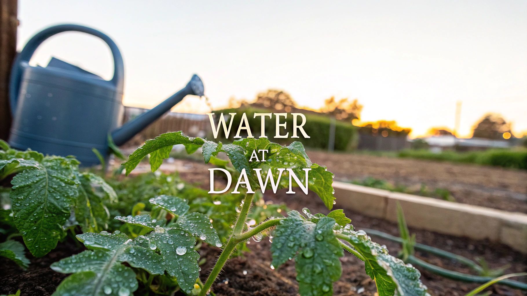 Best Time to Water Vegetable Garden for Healthy Plants - Homegrown Garden