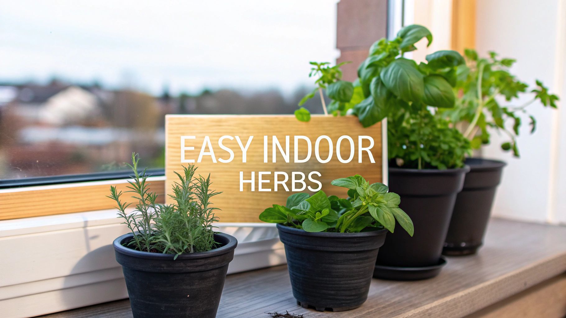 7 Easiest Herbs to Grow Indoors for Beginners (2025 Guide)