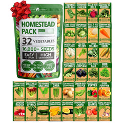 Heirloom Vegetable Seeds - (32 Variety)