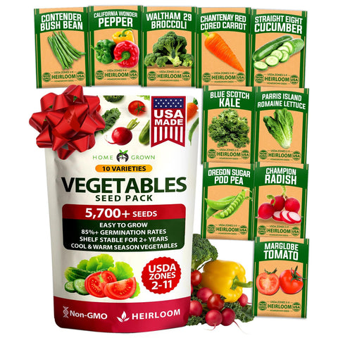 Heirloom Vegetable Seeds - (10 Variety)
