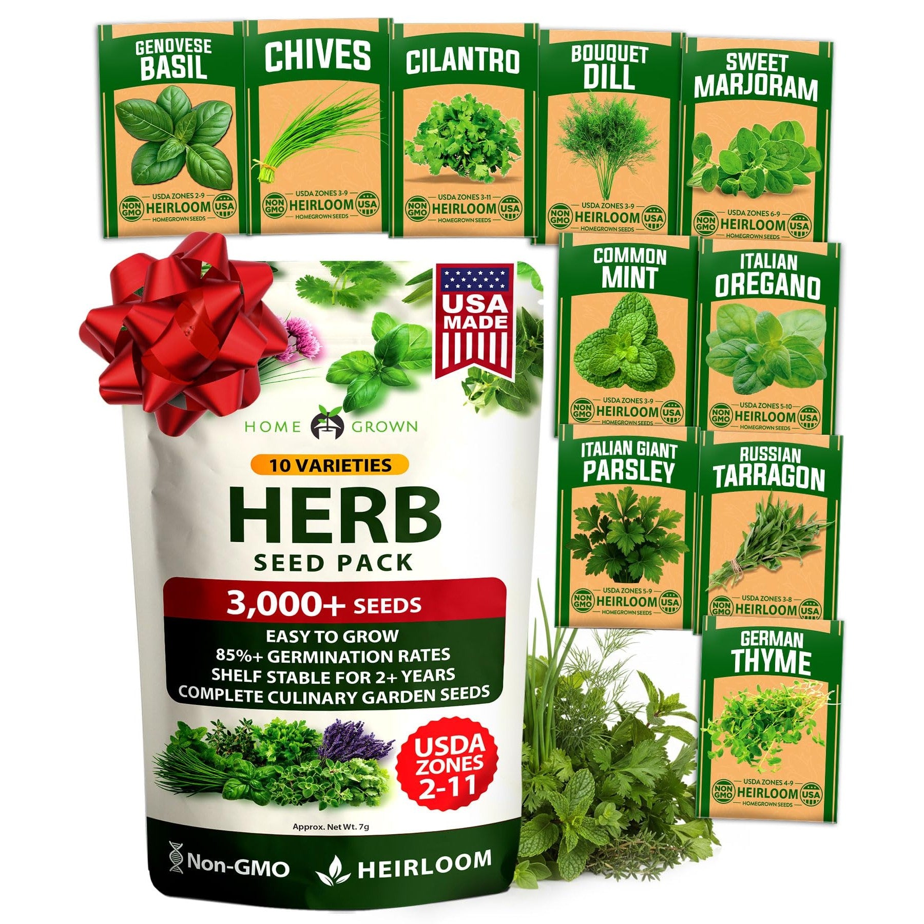 Culinary Herb Seed Vault - (10 Variety)