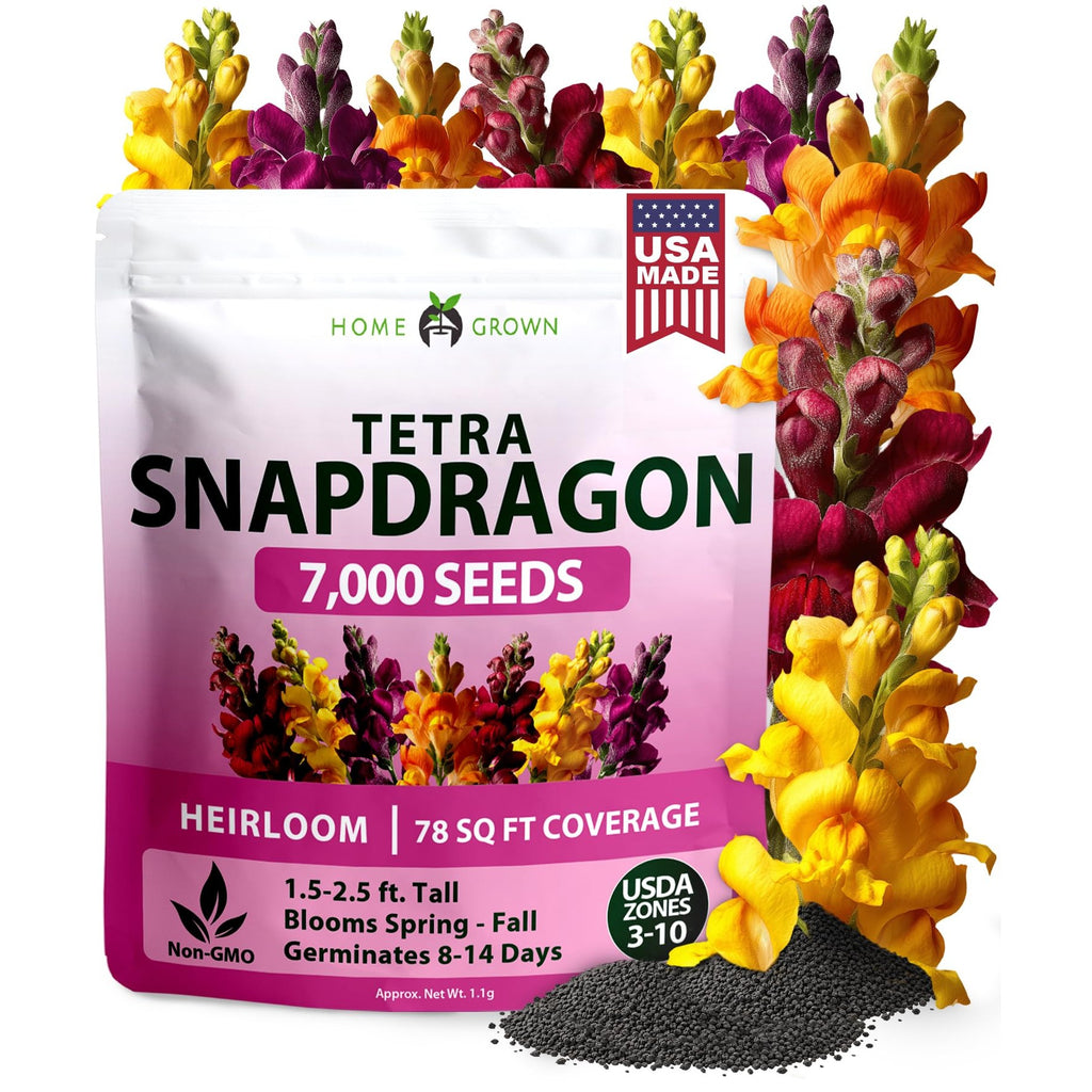 Tetra Snapdragon Seeds - 7,000 Seeds - Tall Mixed Colors