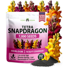 Tetra Snapdragon Seeds - 7,000 Seeds - Tall Mixed Colors