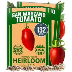San Marzano Tomato Seeds - 100 Seeds (2-Pack) - Classic Sauce Tomato