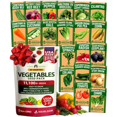 Heirloom Vegetable Seeds - (20 Variety)
