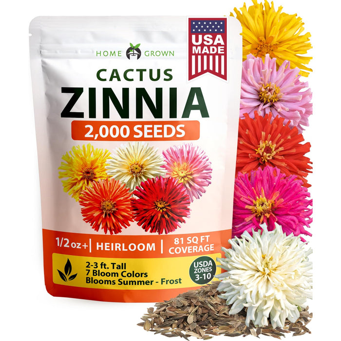 Cactus Mix Zinnia