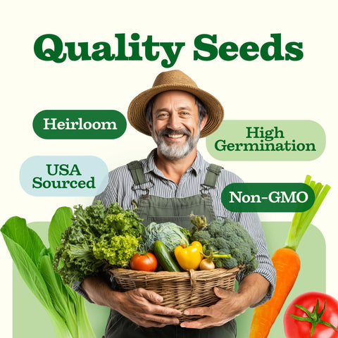 Heirloom Vegetable Seeds - (32 Variety)