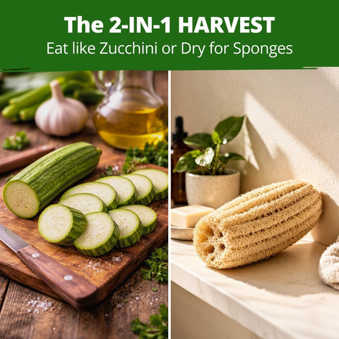 Luffa Seeds - 40 Seeds - Grow Natural Sponges