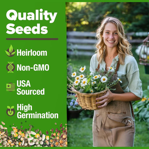 Herbal Tea Seed Pack - (6 Variety)