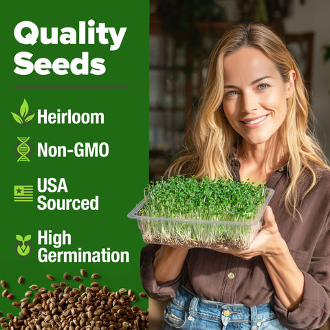 Sprouts and Microgreens Seeds Bulk Mix (16oz)