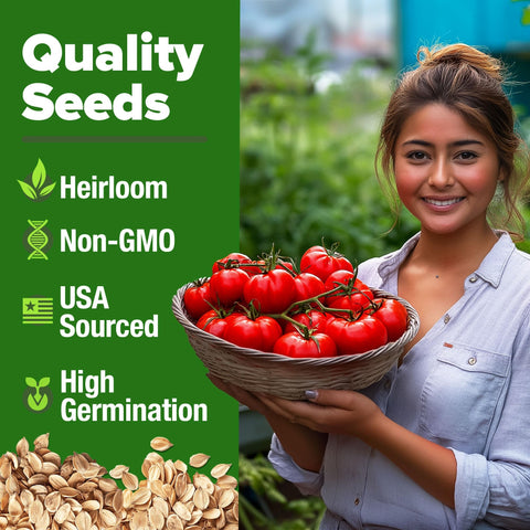 Beefsteak Tomato Seeds - 300 Seeds - Classic Heirloom Slicer