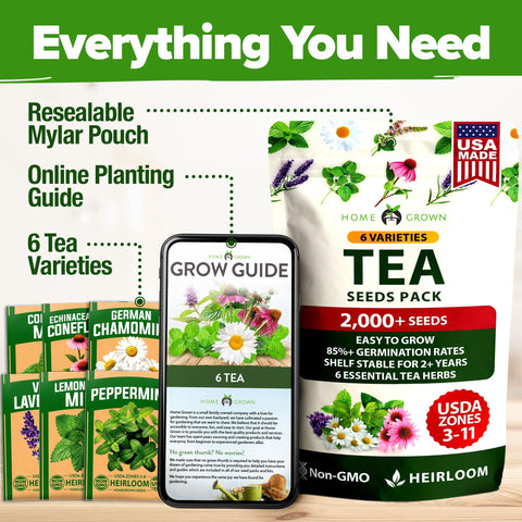 Herbal Tea Seed Pack - (6 Variety)