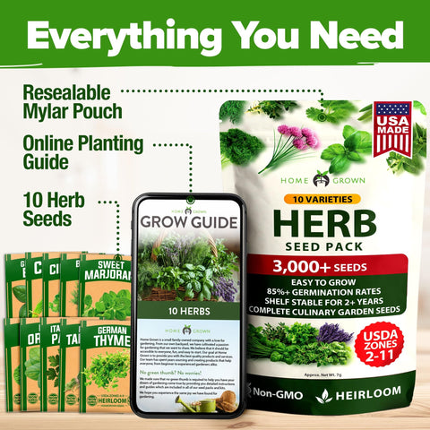 Culinary Herb Seed Vault - (10 Variety)