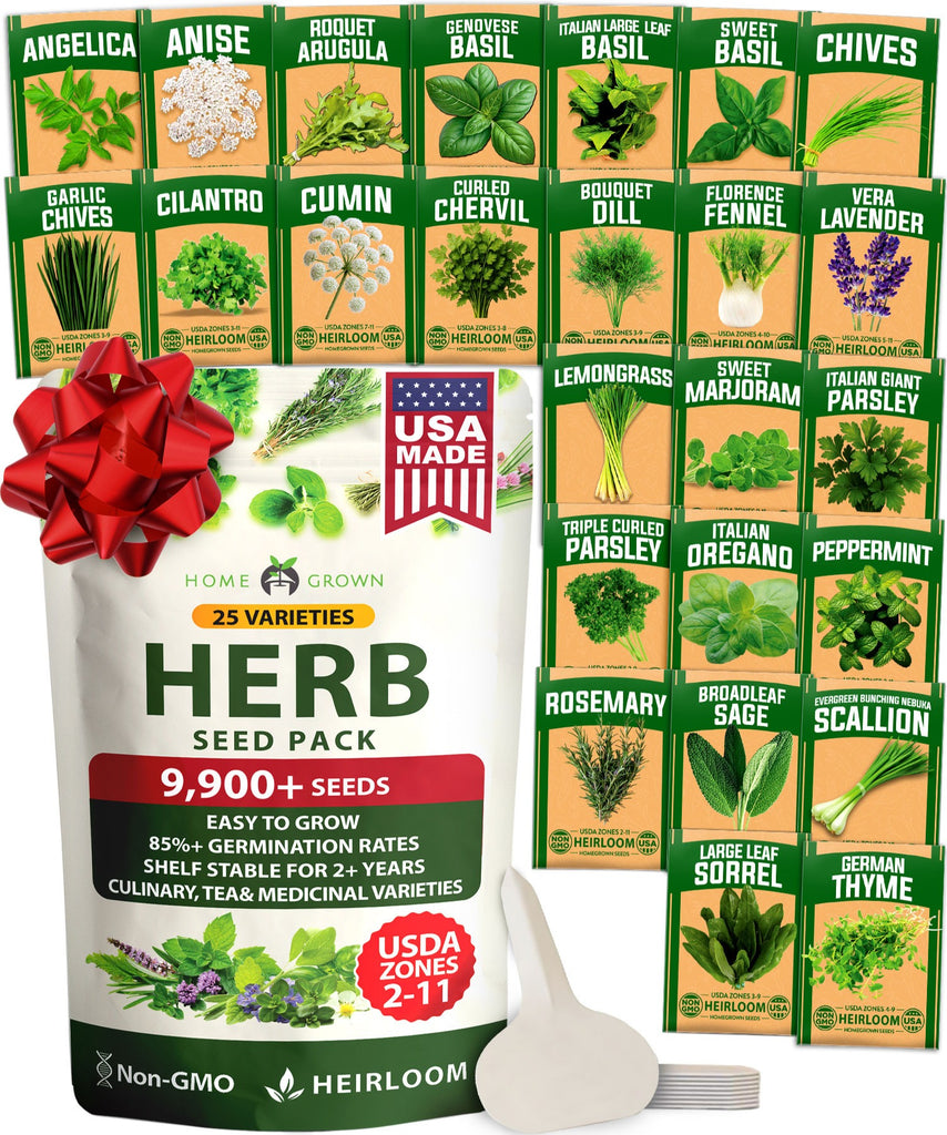 Culinary Herb Seed Vault - (25 Variety)