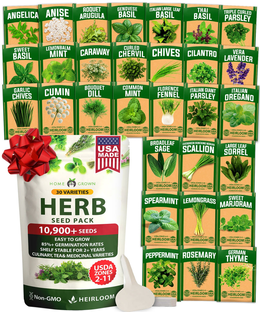 Culinary Herb Seed Vault - (30 Variety)