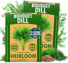 Dill Bouquet Seeds 2 Pack - 2028 Non-GMO Seeds
