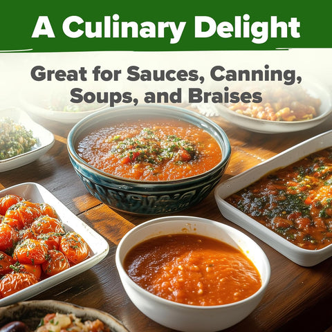 San Marzano Tomato Seeds – Authentic Heirloom, Non-GMO, High Germination, Indoor/Outdoor & Hydroponic Gardening