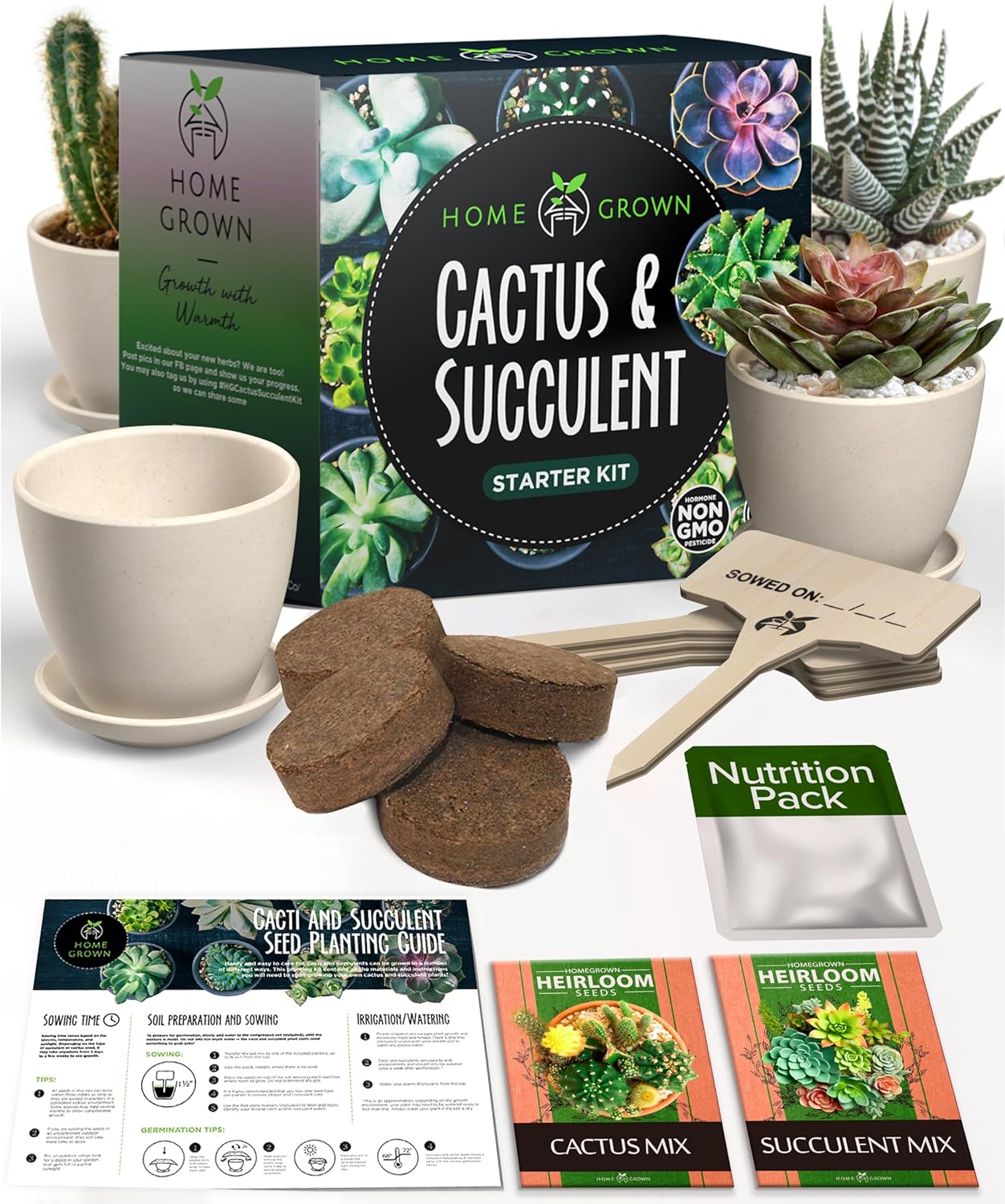 Cactus & Succulent Grow Kit - Homegrown Garden