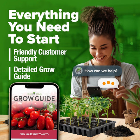 San Marzano Tomato Seeds – Authentic Heirloom, Non-GMO, High Germination, Indoor/Outdoor & Hydroponic Gardening