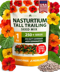 Nasturtium Seeds – Edible Flower Variety (250 Seeds)