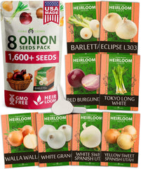 8 Onion Seeds Pack
