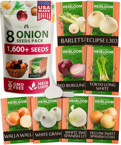 8 Onion Seeds Pack