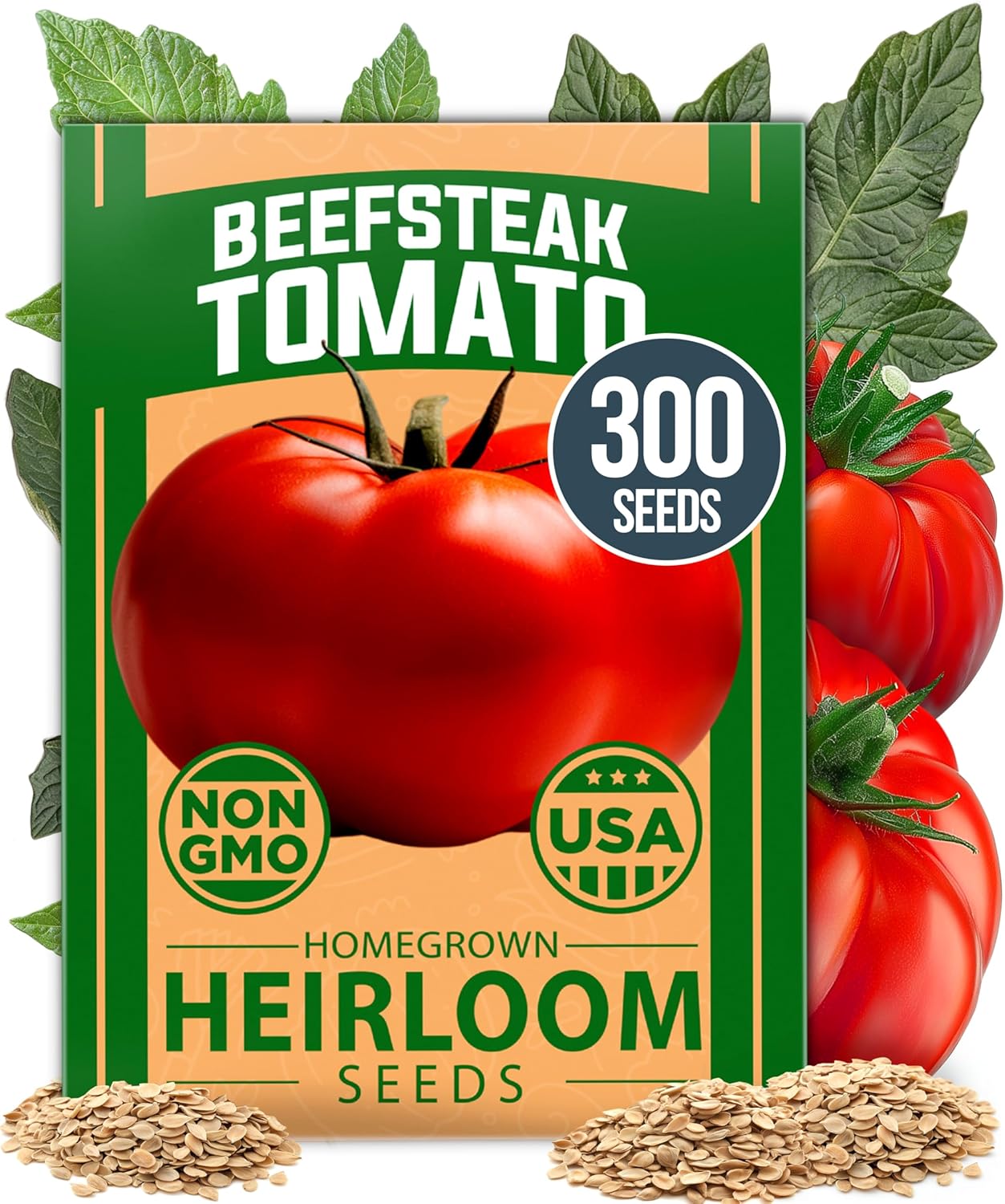 beefsteak plant seeds Beefsteak Tomato Seeds, 300 ct, Heirloom, USA Grown