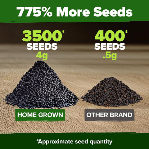 Genovese Basil Seeds Kit – 1,750 Non-GMO Heirloom Seeds with Pots & Soil for Indoor/Outdoor Growing