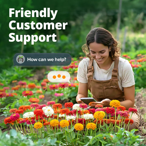 HOME GROWN Zinnia Lilliput Mix – 2500 Seeds (2g), Zinnia elegans for Spring 2026, Colorful Flowers for Beds, Containers & Cut Blooms