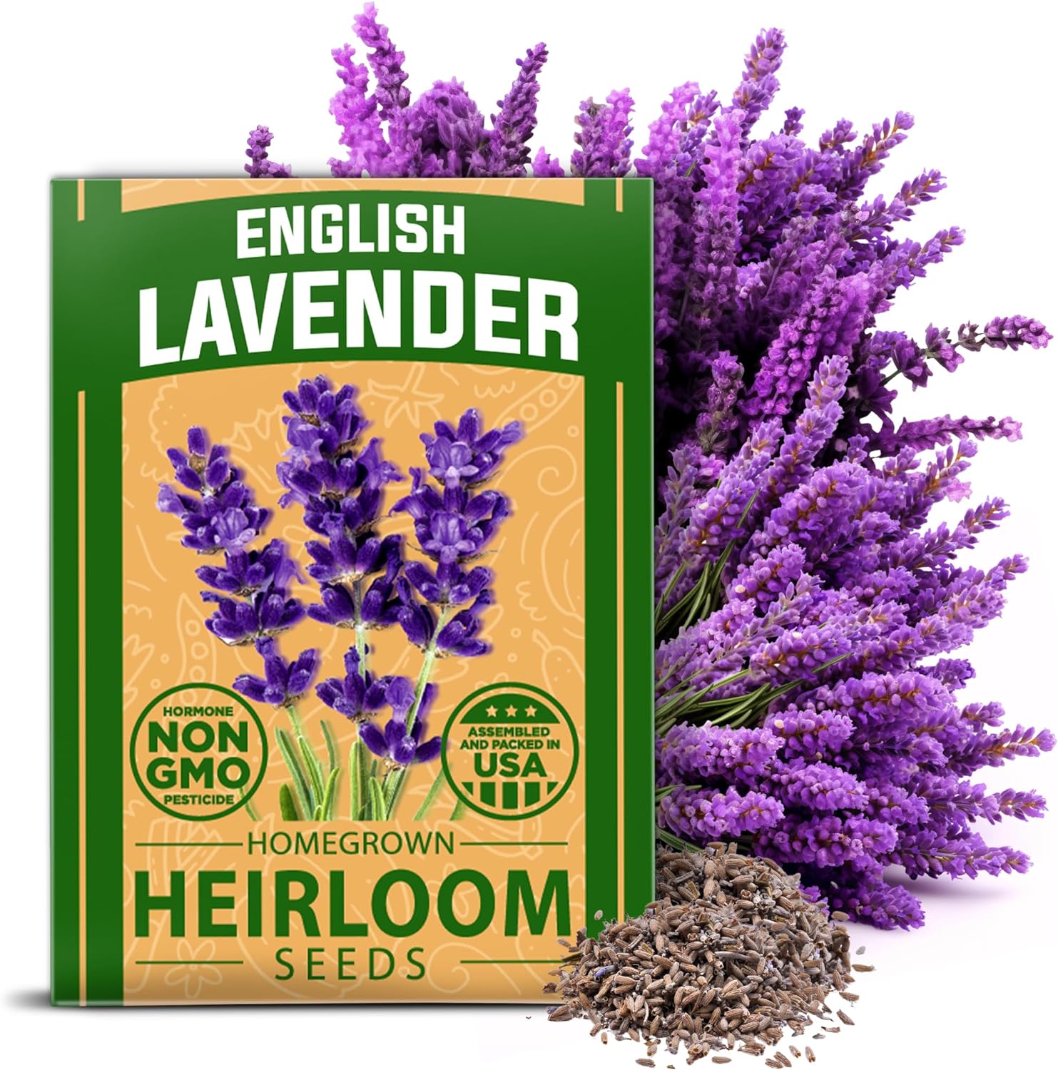 where can i buy lavender seeds to plant English Lavender Seeds, 1500 ct, Non-GMO, USA Grown