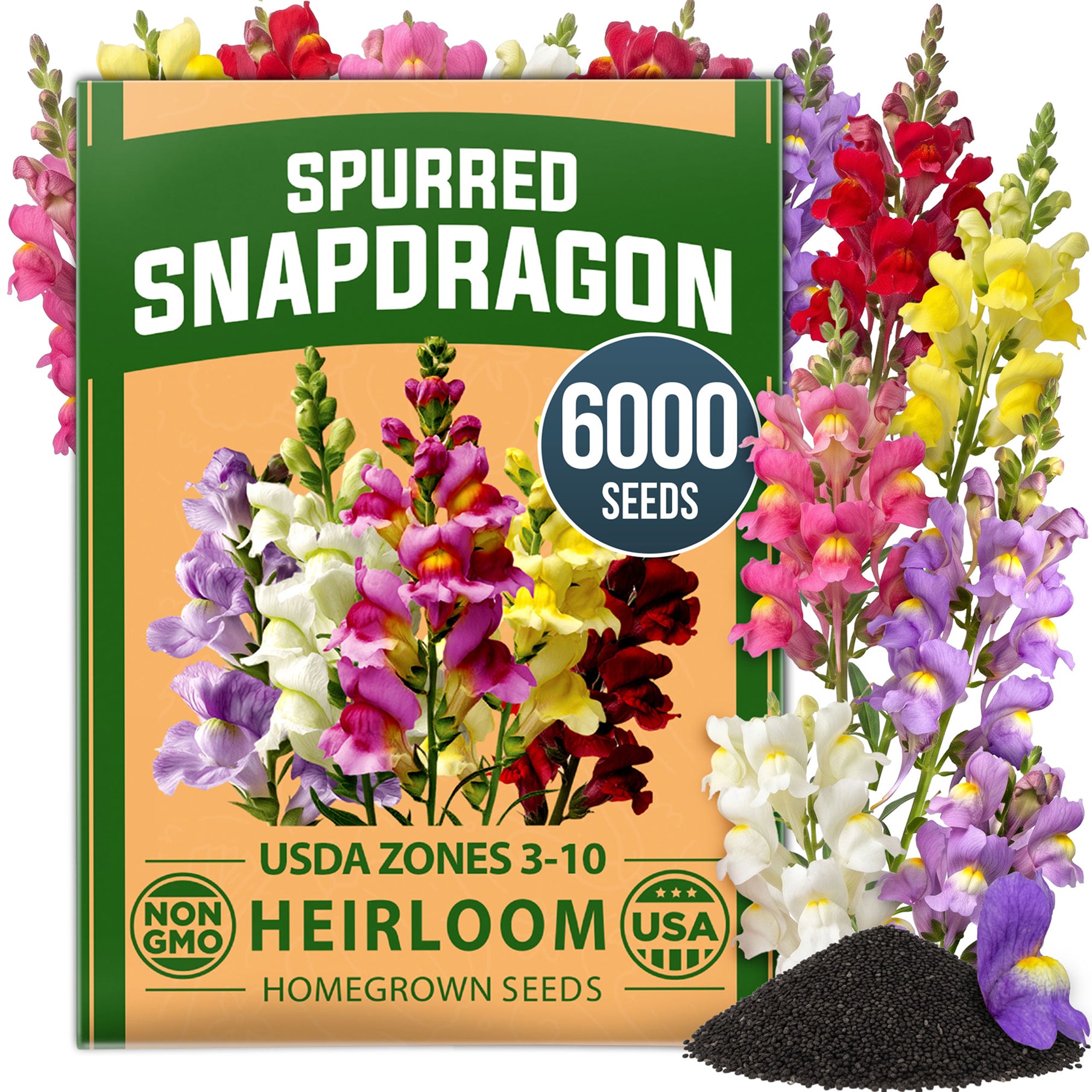 HOME GROWN Snapdragon Spurred Mix Fairy Bouquet & Northern Lights