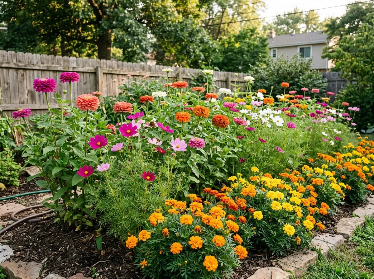 Full mature garden, third season