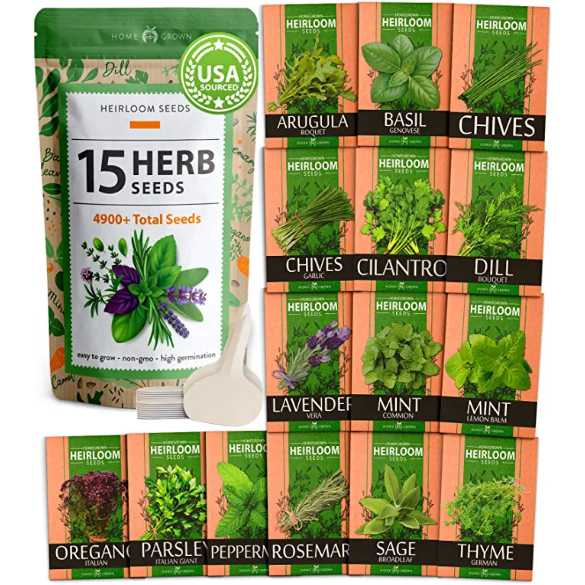 Culinary Herb Seed Vault - (15 Variety)