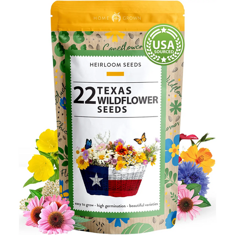 homebase wildflower seeds Texas Wildflower Seeds, 23 Varieties, 3oz, USA Grown