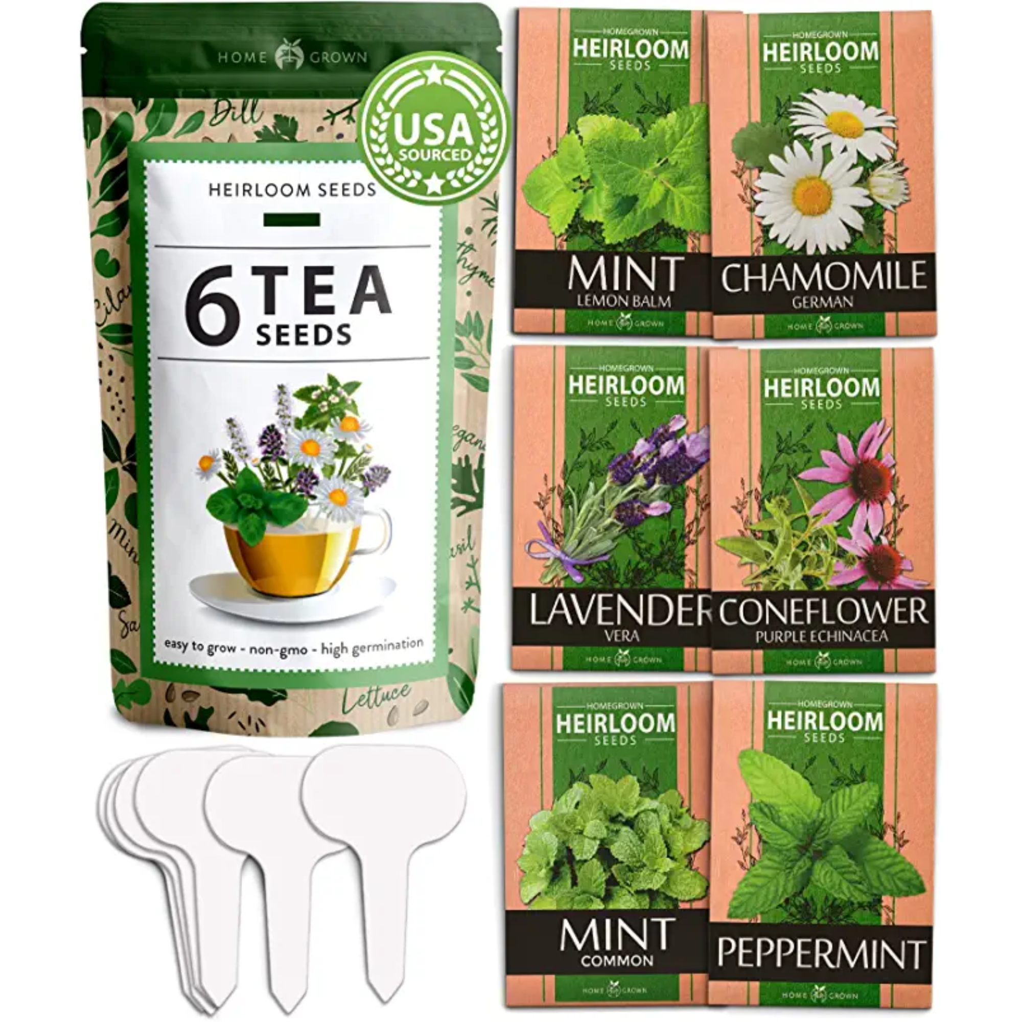 Herbal Tea Seed Pack - (6 Variety)
