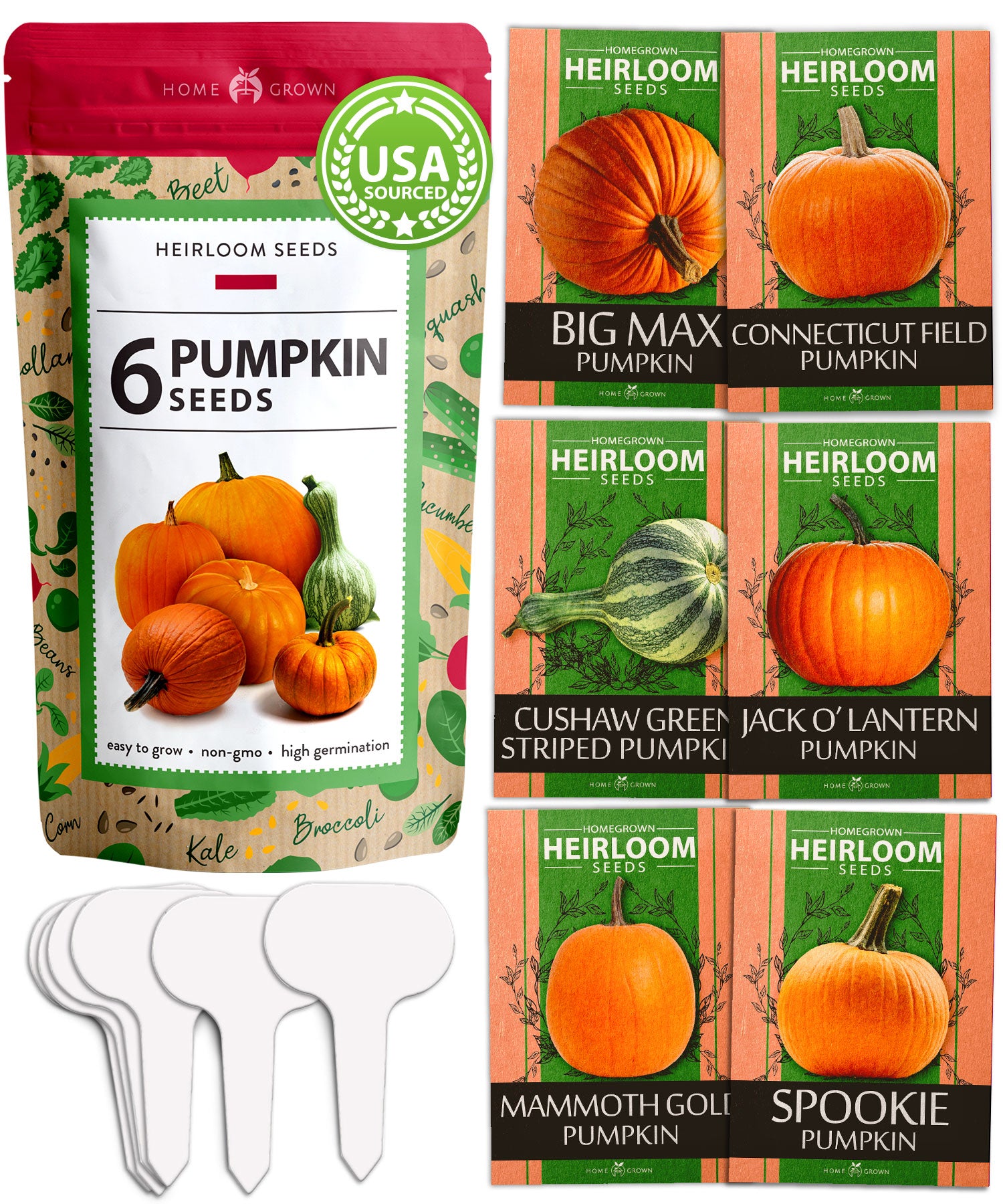 pumpkin seeds to plant for sale Pumpkin Seed Pack - 6 Varieties
